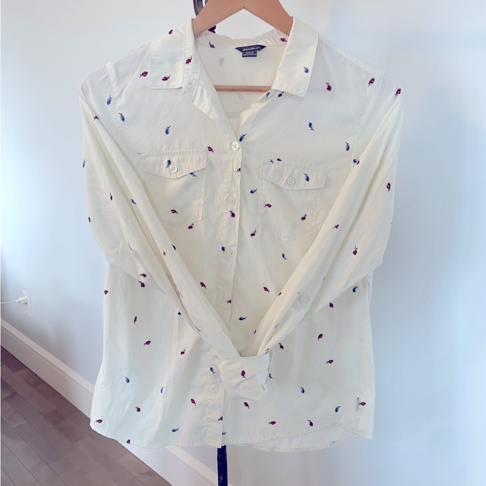 Eddie Bauer hiking shirt w/UV protection